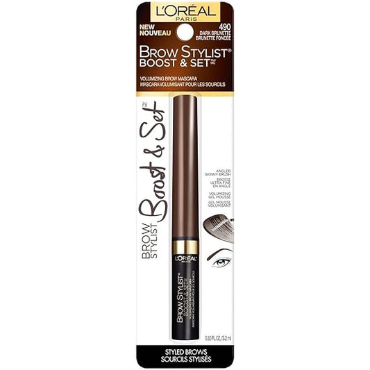 490 DARK BLONDE - Loreal Brow Stylist Boost & Set Mascara Encrespador Para Cejas