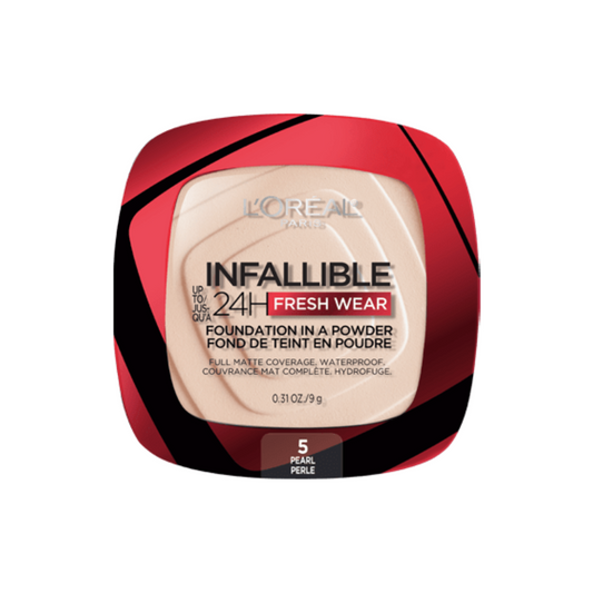 5 PEAR - Loreal Infallible Fresh Wear Base En Polvo Contra Agua Duracion de  24 Horas