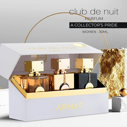 Armaf Club De Nuit Colleccion Para Mujer Eau De Parfum - 3 PERFUMES 30ml/1oz CADA UNA