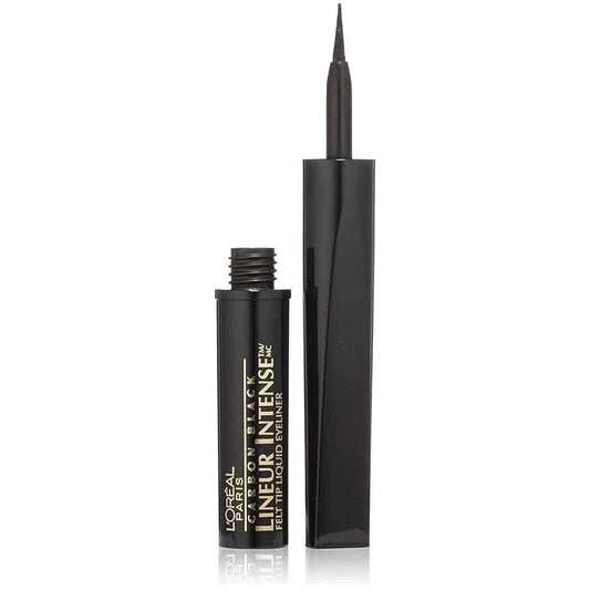 Loreal Lineur Intense Delineador Liquido Para Ojos Con Punta De Fieltro - 690 CARBON BLACK