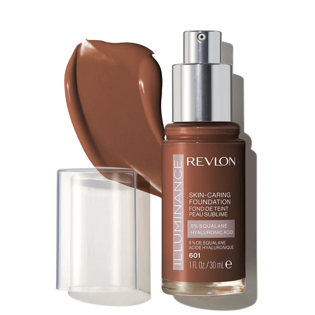 601 SOFT NUTMEG - Revlon Illuminance Base Liquida Luminosa Para Cuidado De Piel 5% Escualano + Ácido Hialurónico