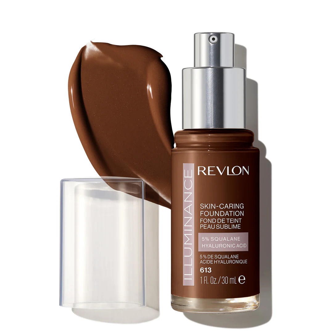 613 HONEY JAVA - Revlon Illuminance Base Liquida Luminosa Para Cuidado De Piel 5% Escualano + Ácido Hialurónico