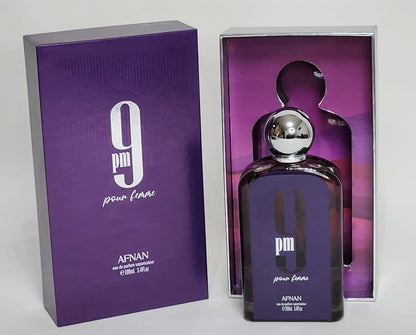 Afnan 9PM Pour Femme Perfume Para Mujer Eau De Parfum (100mL/3.4oz)