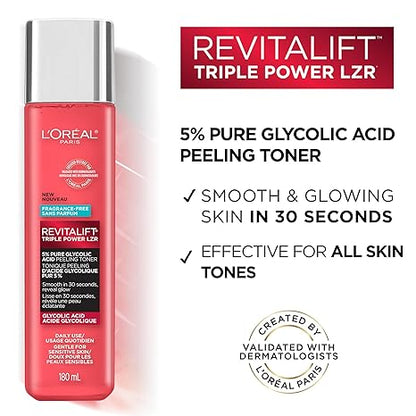 Loreal Revitalift Tonico Exfoliante Con Acido Glicolico & Aloe Vera