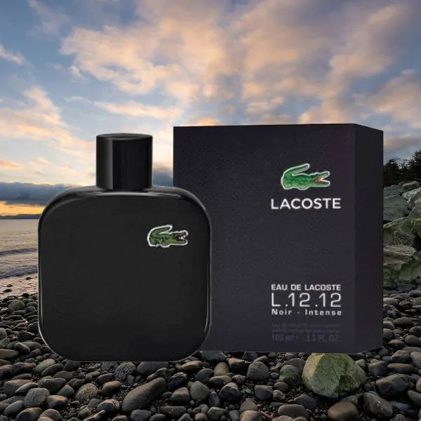 Lacoste L.12.12 Noir Intense Perfume Para Hombre Eau De Toilette (100mL/3.3oz)