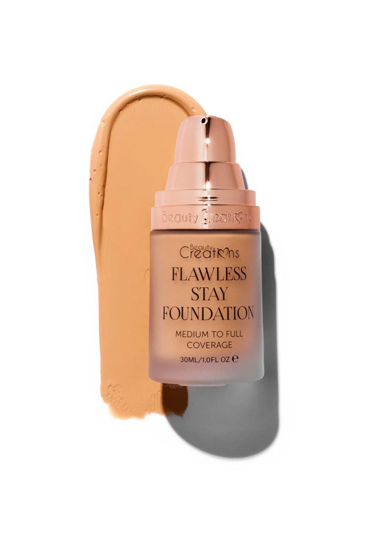 Beauty Creations Flawless Stay Base Liquida Con Vitamina E - TONO 8.5