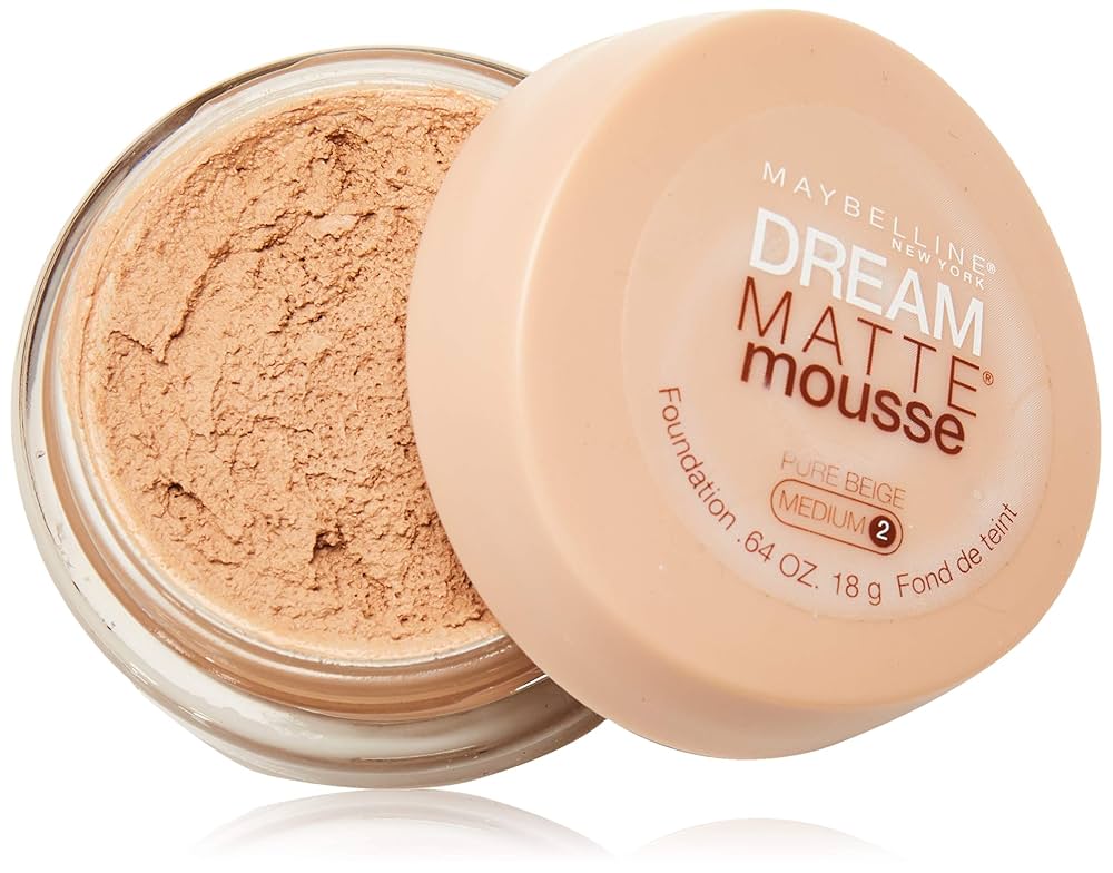 Maybelline Dream Matte Mousse Base En Polvo Cremoso - NATURAL BEIGE