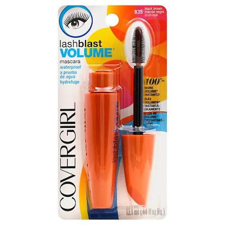 COVERGIRL Lash Blast Volume - Máscara Contra Agua de Larga Duración - Color Black Brown