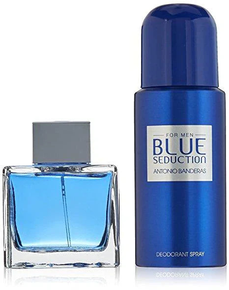 Antonio Banderas Blue Seduction Set De Perfumes Para Hombre - Estuche De 2 Piezas