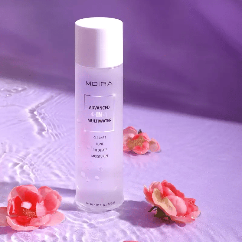 MOIRA Agua Multiusos Avanzada 4 en 1 (Limpia, Tonifica, Exfolia, Hidrata) - 120ml