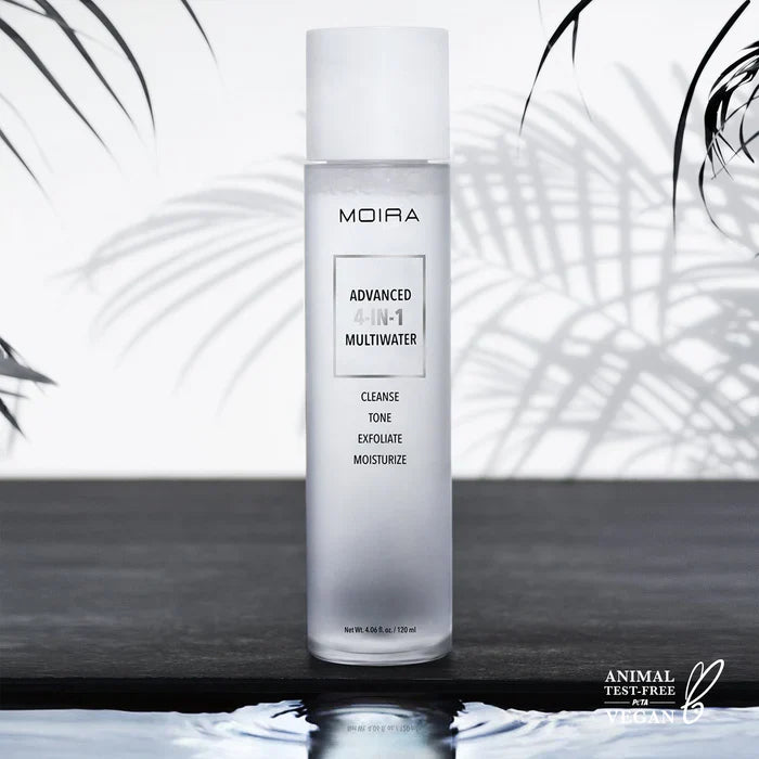 MOIRA Agua Multiusos Avanzada 4 en 1 (Limpia, Tonifica, Exfolia, Hidrata) - 120ml