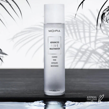 MOIRA Agua Multiusos Avanzada 4 en 1 (Limpia, Tonifica, Exfolia, Hidrata) - 120ml