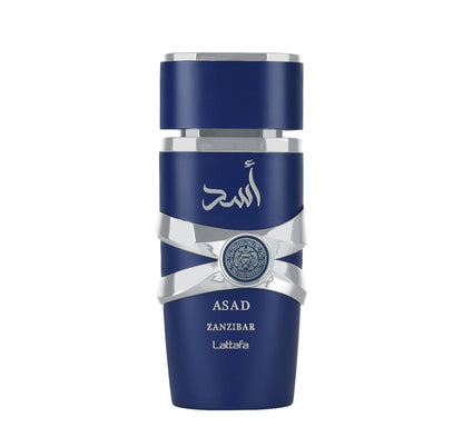Lattafa Asad Zanzibar Perfume Para Hombre Eau De Parfum (100mL/3.4oz)