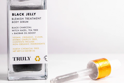 Truly Black Jelly Blemish Serum Tratamiento Corporal De Manchas Con Arbol De Té & Carbon Negro