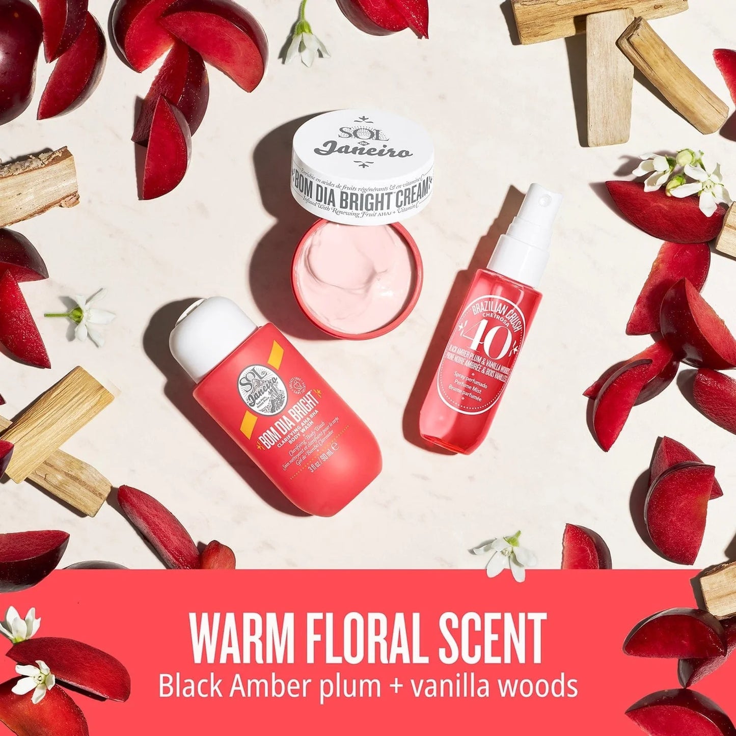 Sol De Janeiro Bom Dia Bright Jet Set - Estuche De 3 Piezas - #40