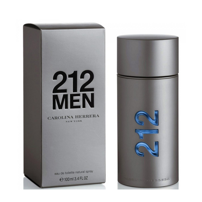 Carolina Herrera 212 NYC Men Perfume Para Hombre Eau De Toilette (100mL/3.4oz)