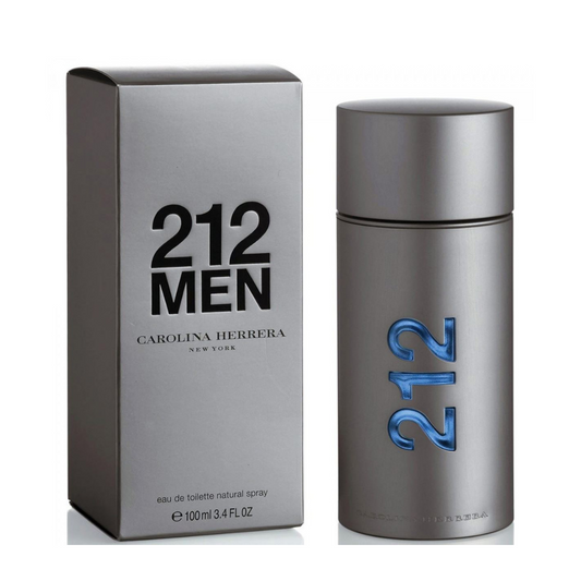 Carolina Herrera 212 NYC Men Perfume Para Hombre Eau De Toilette (100mL/3.4oz)