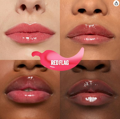 004 RED FLAG - Maybelline Lifter Gloss Lifter Plump CHILE , Brillo para labios voluminizador con pimiento picante