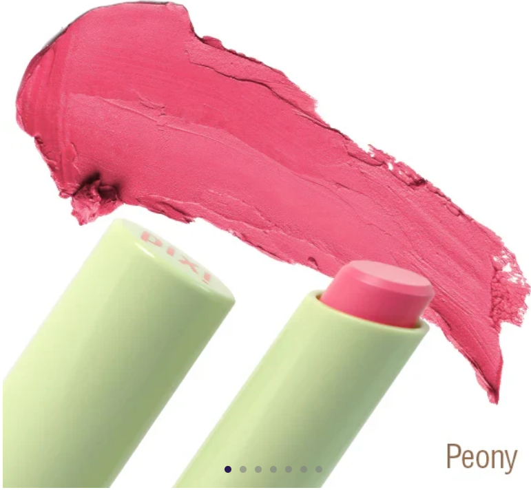 Peony - Pixi Naturelle Lip - Lápiz labial Hidratante Demi-Mate con Aceite de Girasol, Jojoba y Vitamina E | Acabado natural y Cómodo de llevar Todo el Día