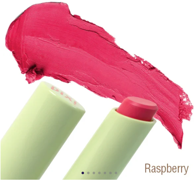 Raspberry - Pixi Naturelle Lip - Lápiz labial Hidratante Demi-Mate con Aceite de Girasol, Jojoba y Vitamina E | Acabado natural y Cómodo de llevar Todo el Día