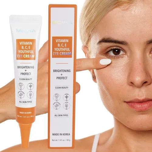 MOIRA Crema Para Ojos Antienvejecimiento Vitamina B,C,& E - 40g