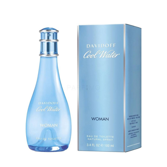 Davidoff Cool Water Perfume Para Mujer Eau De Toilette (100mL/3.4oz)