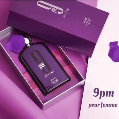 Afnan 9PM Pour Femme Perfume Para Mujer Eau De Parfum (100mL/3.4oz)