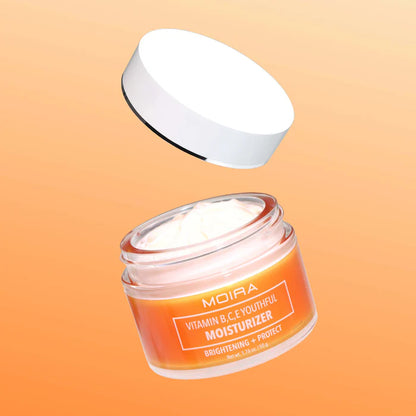 MOIRA Crema Facial Hidratante Antienvejecimiento Vitamina B,C,& E - 50g
