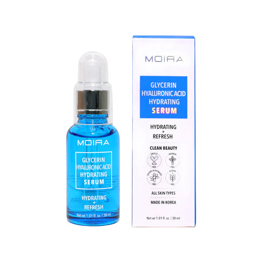 MOIRA Serum Facial Hidratante Infundido Con Glycerina & Acido Hialuronico - 30mL