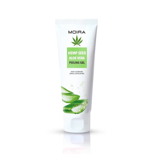 MOIRA Hemp Seed Aloe Vera Peeling Gel Con Extractos De Cañamo & Aloe Vera - 80mL