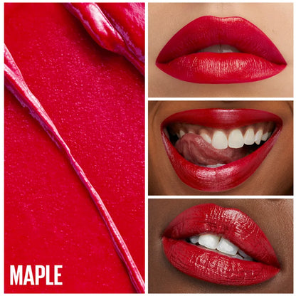 004 MAPLE- MAYBELLINE GREEN EDITION BUTTER CREAM HIGH PIGMENT BULLET LIPSTICK