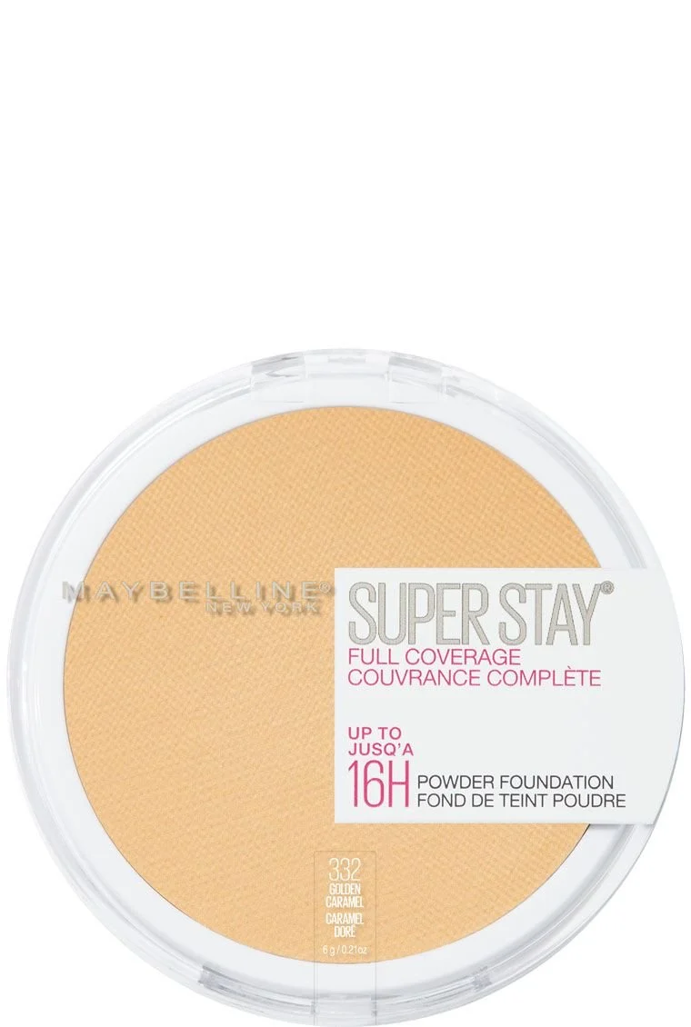 332 GOLDEN CARAMEL- MAYBELLINE SUPER STAY® FULL COVERAGE POWDER FOUNDATION MAKEUP