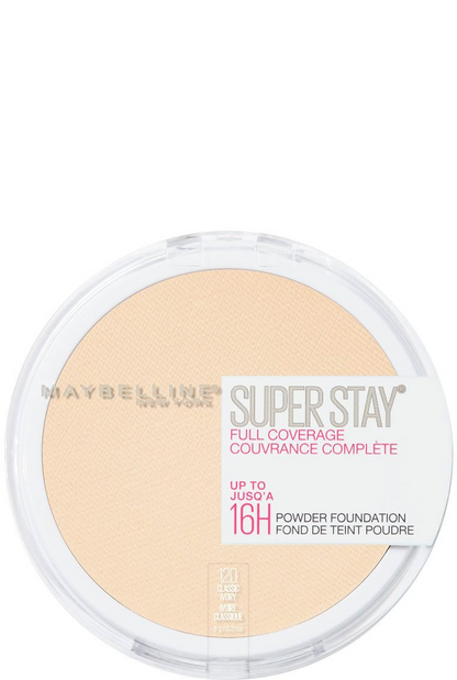 120 CLASSIC IVORY- MAYBELLINE SUPER STAY® FULL COVERAGE POWDER FOUNDATION MAKEUP
