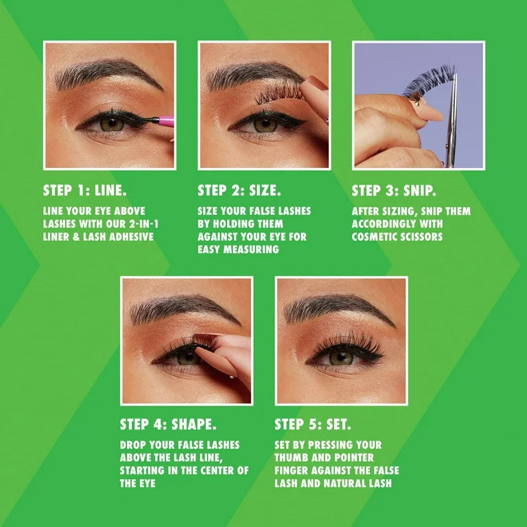 WISPY FLUTTER- NYX PROFESSIONAL MAKEUP Jumbo Lash! Pestañas Postizas Veganas, hasta 12 Horas de Duración, Pestañas Postizas Reutilizables - Ondulación Suave