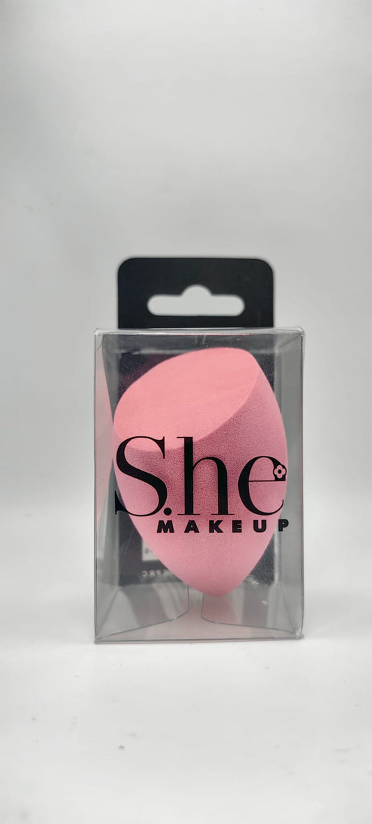 S.h.e Makeup Beauty Blender esponja para aplicación de maquillaje rosado