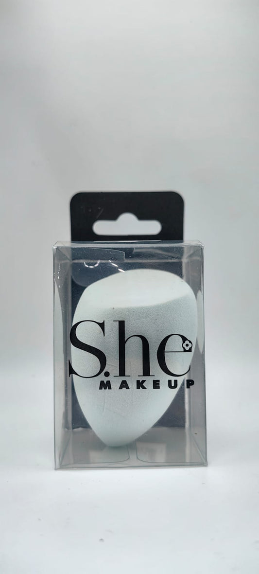 S.h.e Makeup Beauty Blender esponja para aplicación de maquillaje celeste