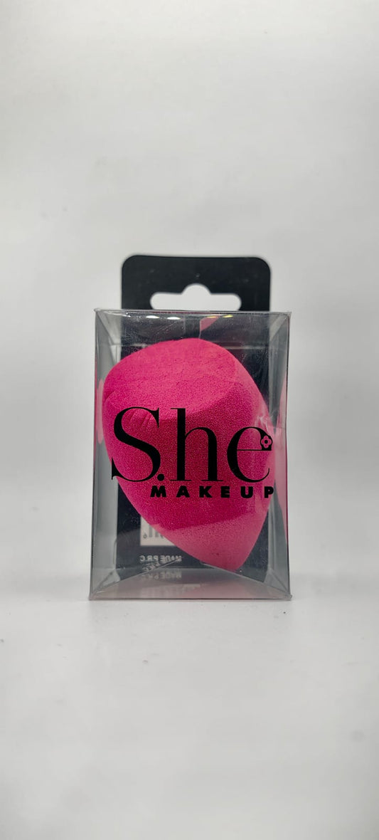 S.h.e Makeup Beauty Blender esponja para aplicación de maquillaje fucsia