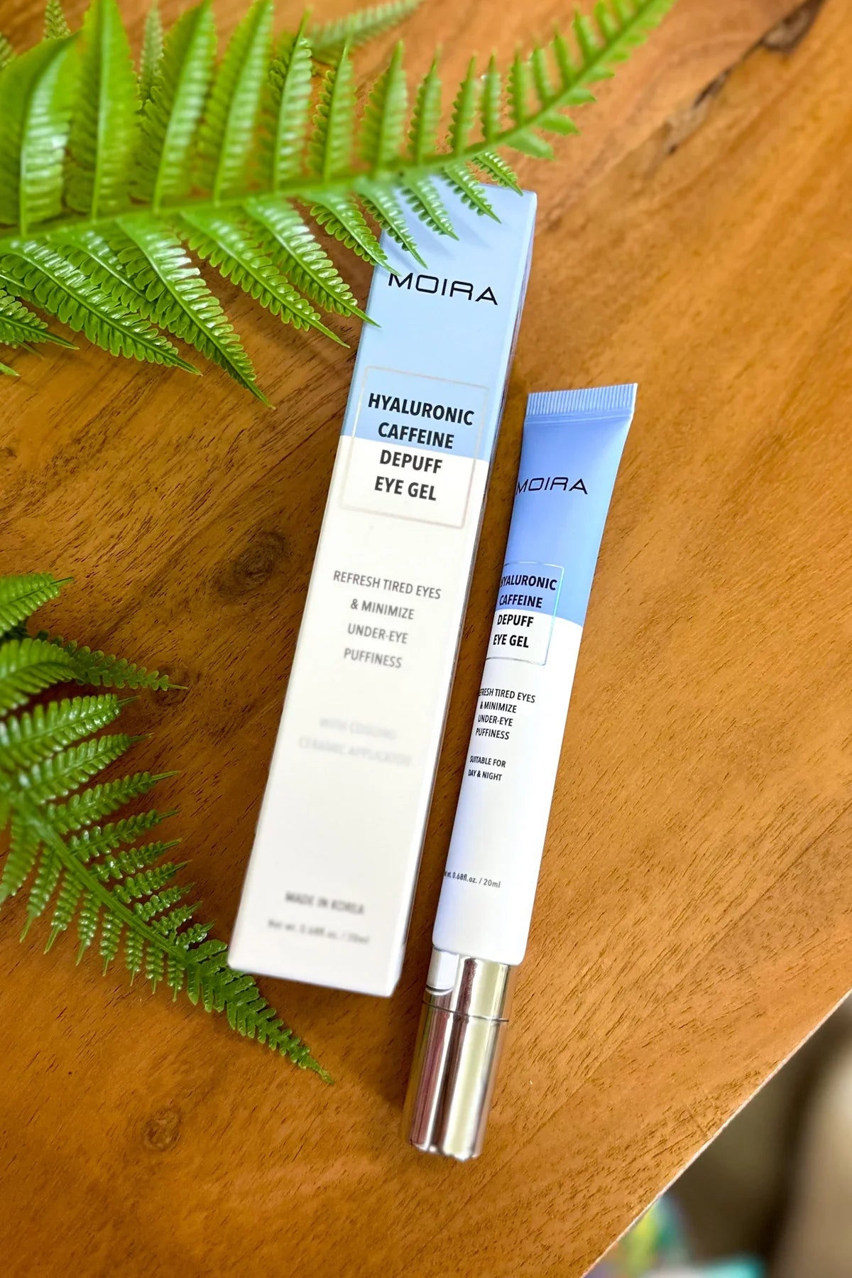 MOIRA Hyaluronic Gel Desinflamante para Ojos con Ácido Hialurónico y Cafeína - 20mL