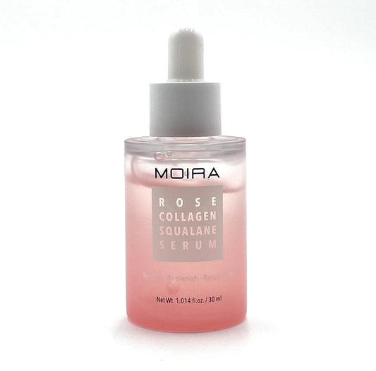 MOIRA Rose Collagen Squalane Serum Facial Con Colágeno, Escualano, & Rosa - 30mL