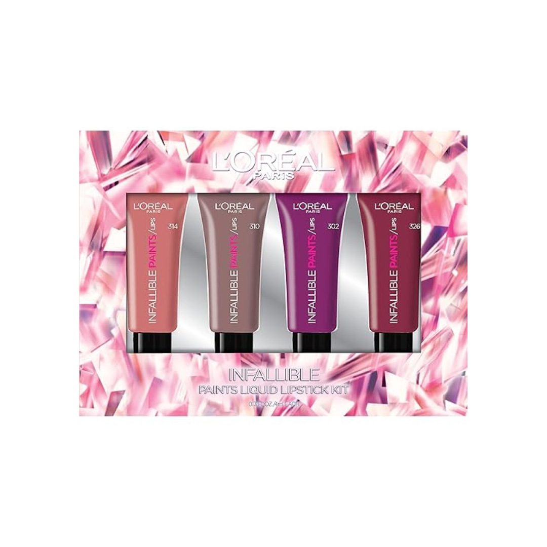 Loreal Infallible Pinturas Labiales Kit De 5