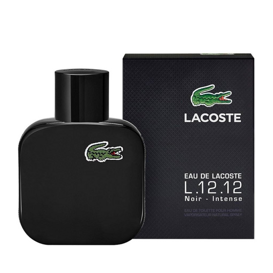 Lacoste L.12.12 Noir Intense Perfume Para Hombre Eau De Toilette (100mL/3.3oz)