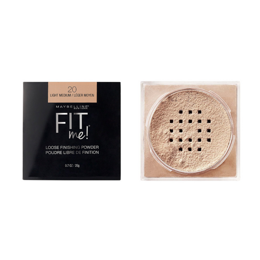 20 LIGHT MEDIUM - Maybelline Fit Me Polvo Suelto Sellador Con Control De Brillo