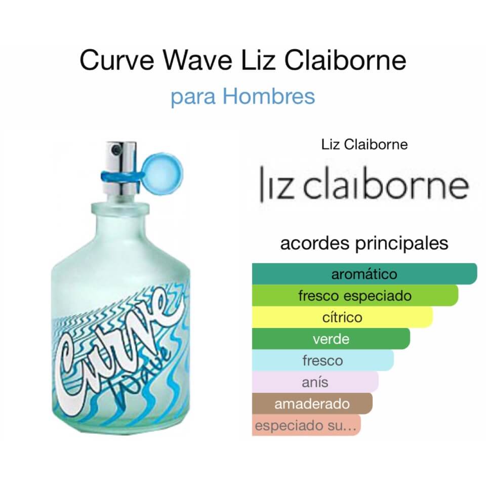 Liz Claiborne Curve Wave Perfume Para Hombre Eau De Toilette (125mL/4.2oz)