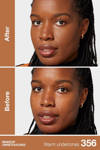 356 WARM COCONUT - Maybelline Fit Me Matte Poreless Base Liquida Refina Poros