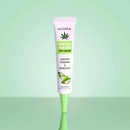 MOIRA Hemp Seed Aloe Vera Crema Para Ojos Con Extractos De Cañamo & Aloe Vera - 20mL