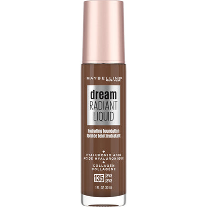 135 JAVA - Maybelline Dream Radiant Base Liquida Con Acido Hialurónico Y Colageno
