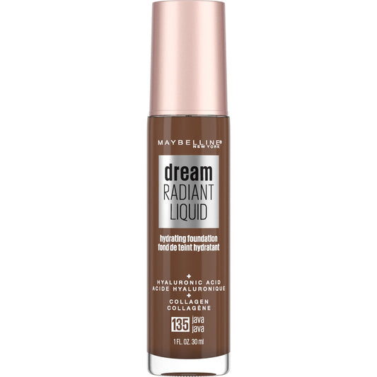 135 JAVA - Maybelline Dream Radiant Base Liquida Con Acido Hialurónico Y Colageno