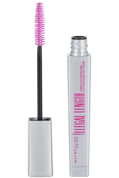 Maybelline Mascara Encrespador Ilegal Length Extensiones - Negro Regular