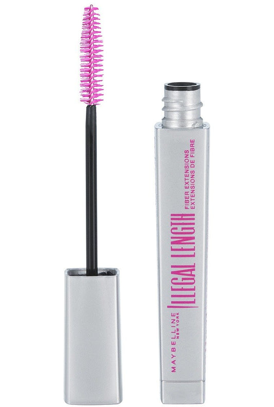 Maybelline Mascara Encrespador Ilegal Length Extensiones - Negro Regular