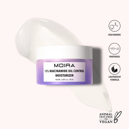 MOIRA Gel Facial Hidratante Con 10% Niacinamida Para Control de Grasa - 50g